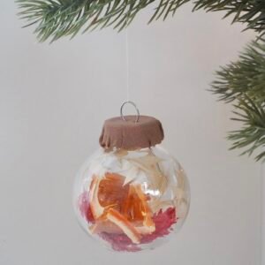 “Winterberry” – set of 6 Christmas ornaments