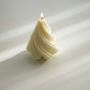 "Tranquility" - Christmas tree shape soy wax candle