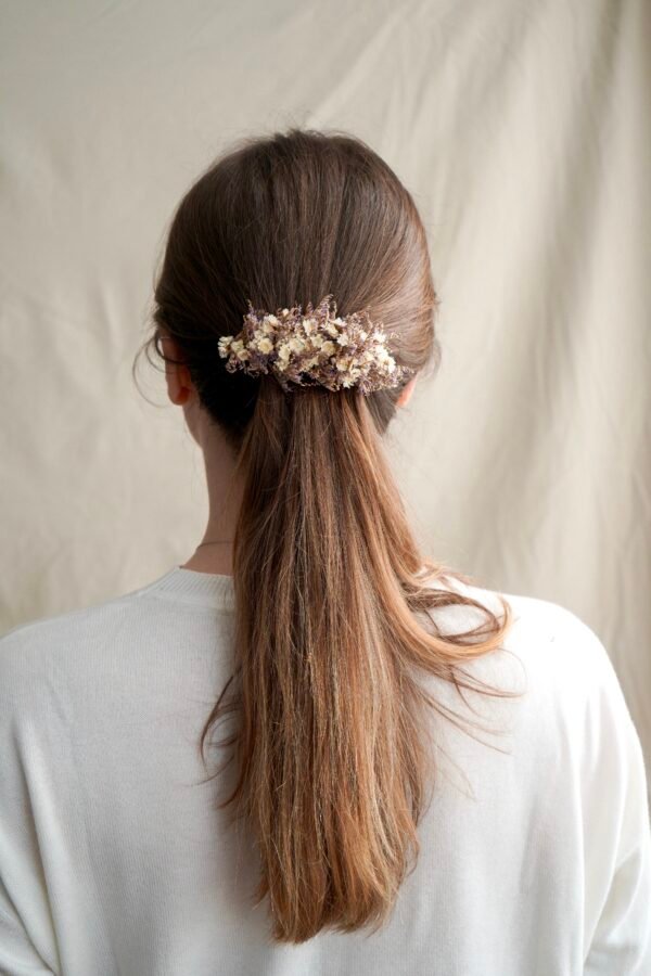 "Lilac" hair clip