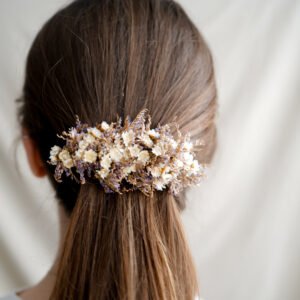 "Lilac" hair clip