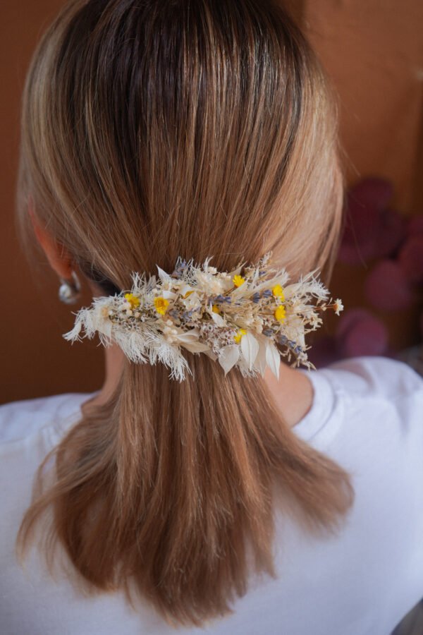 Yellow Accent Hair Clip