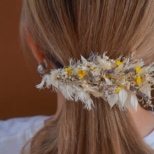 Yellow Accent Hair Clip