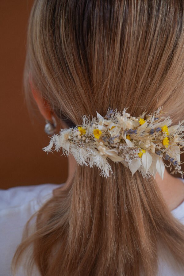 Yellow Accent Hair Clip