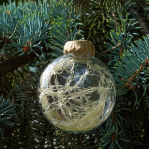 "Golden Frost" - set of Christmas ornaments