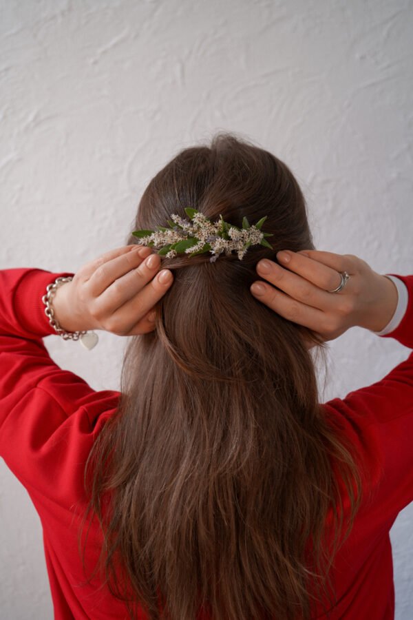 "Lavender Olive" Hair Comb