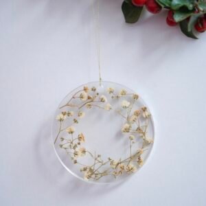 "Tiny Wreath" - set of Christmas ornaments