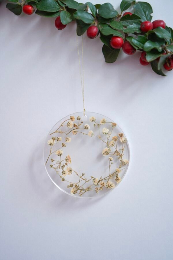 "Tiny Wreath" - set of Christmas ornaments