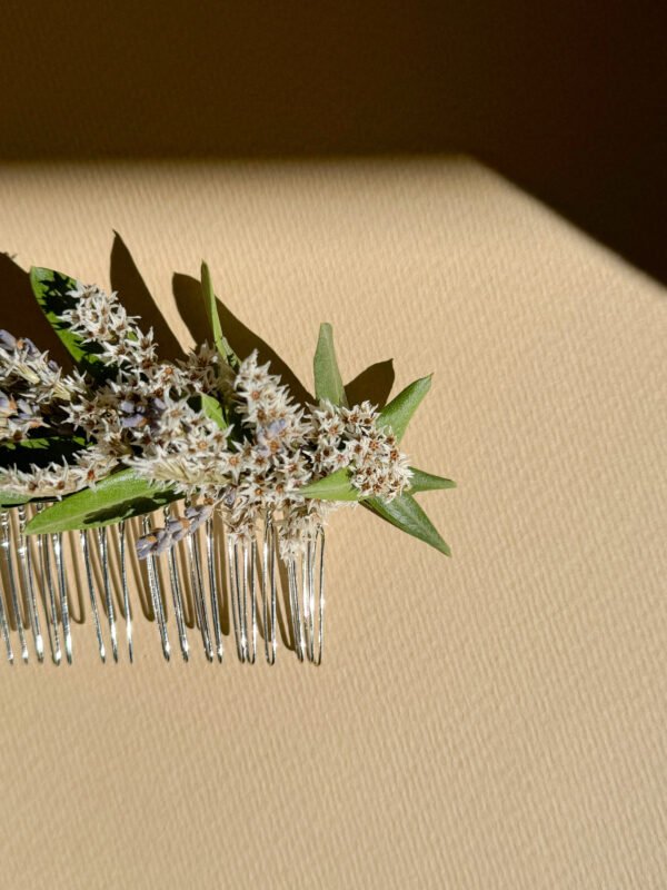 "Lavender Olive" Hair Comb