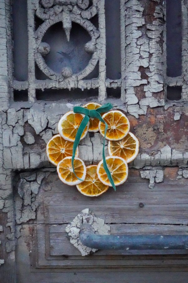 "Petite Joy" - Dried Orange Wreath